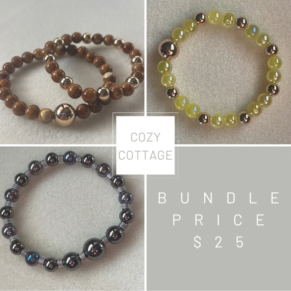 Bundle of Beaded Bracelets